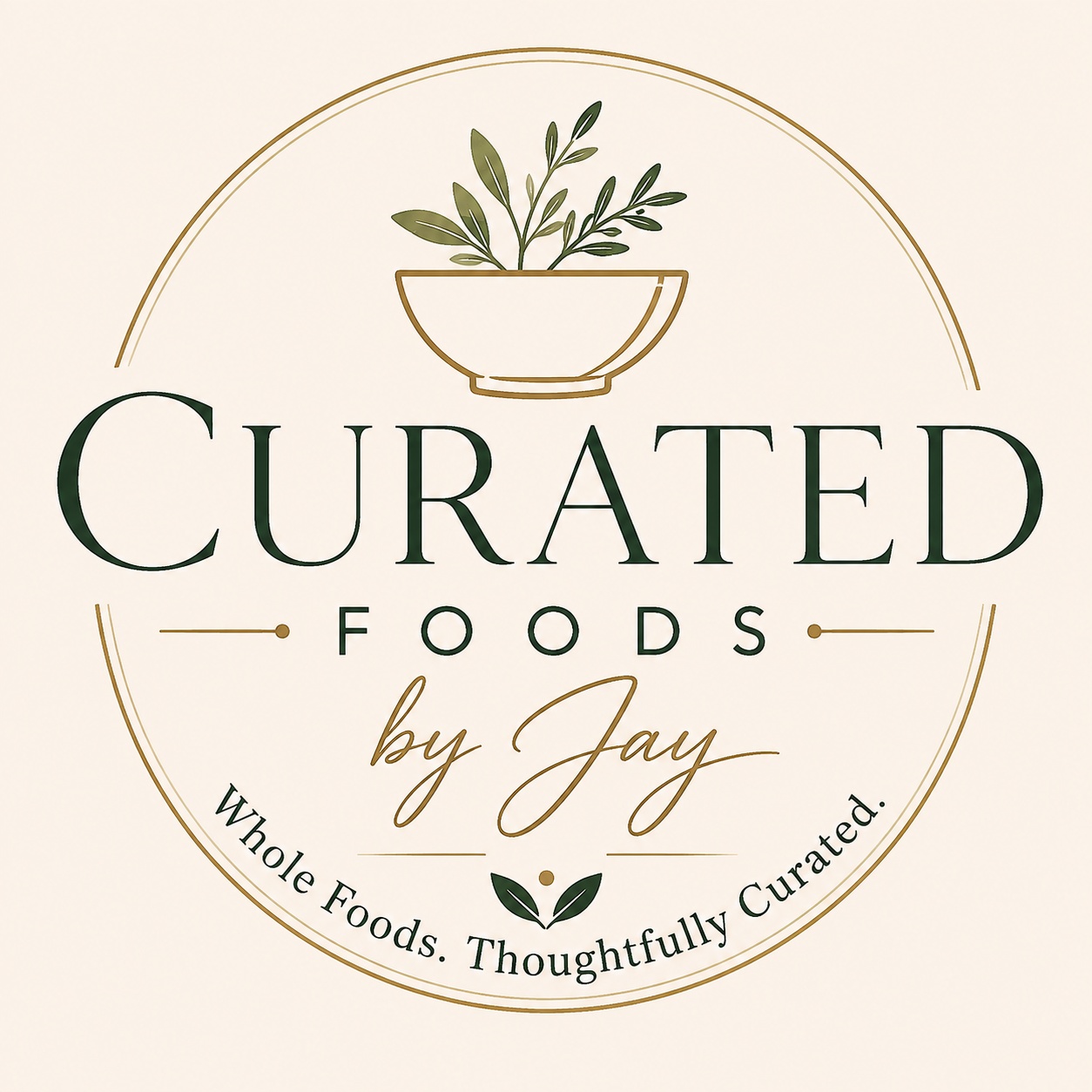 Curated Foods by Jay logo